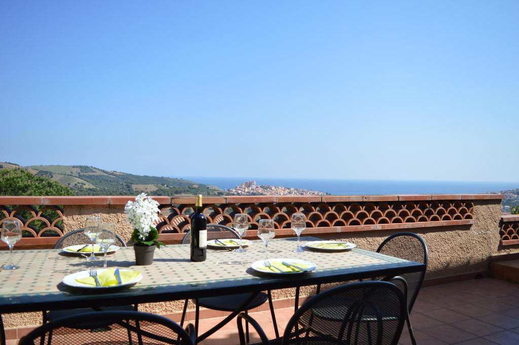 Villa Superbe Vue Sur Mer Et Sur La Montagne Jardin Terrasses Баніюль-сюр-Мер Екстер'єр фото